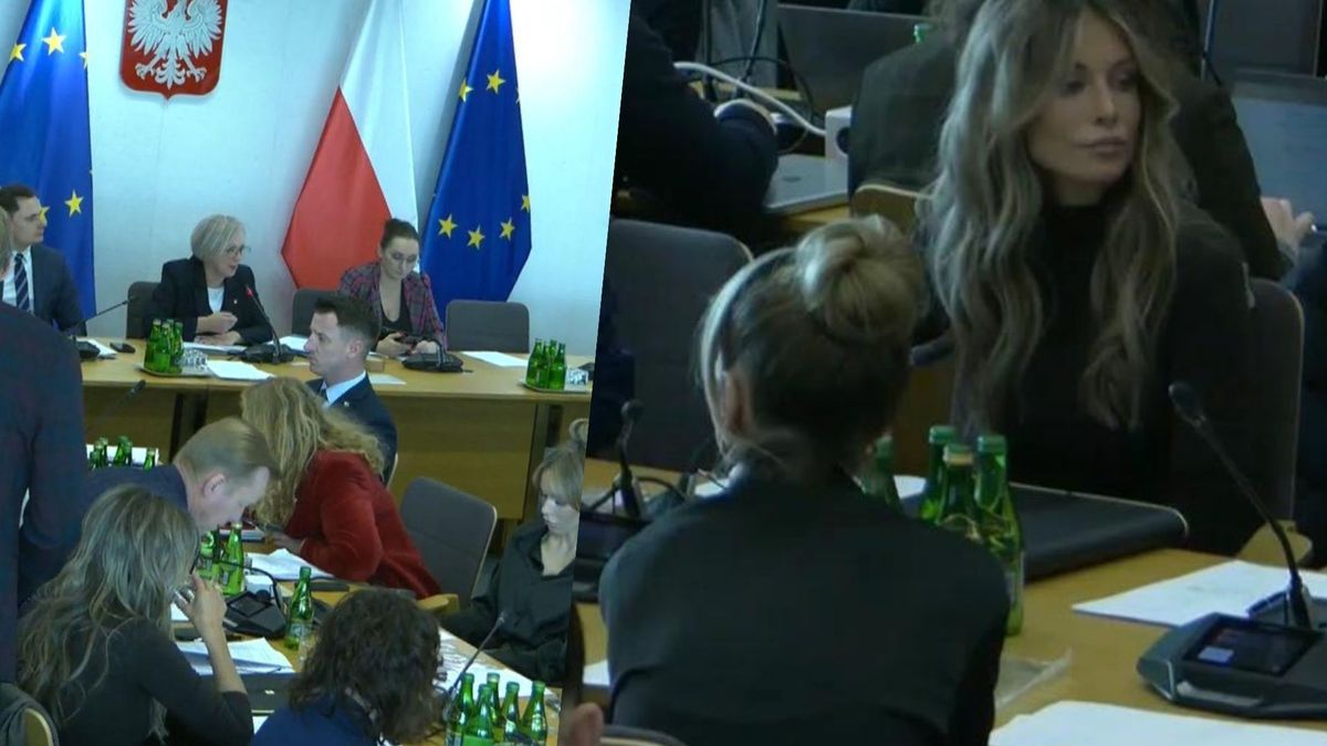 Doda i Rozenek razem w Sejmie, fot.: screen transmisja sej.gov.pl