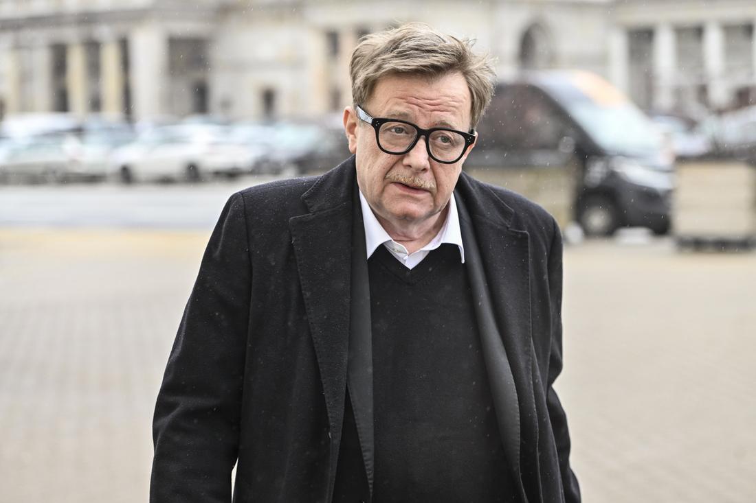 Olaf Lubaszenko załamał się na pogrzebie ojca, fot. AKPA