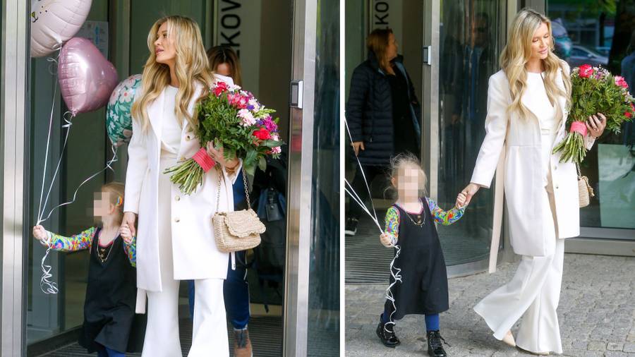 Joanna Krupa zabrała córkę Ashę do Dzień Dobry TVN. Pod studiem zrobiły show (ZDJĘCIA)