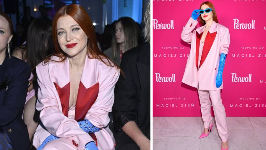 Pokaz mody PerwollxMaciej Zień. Danuta Stenka w odważnym różu, Ola Adamska debiutuje w totalnie krótkich włosach