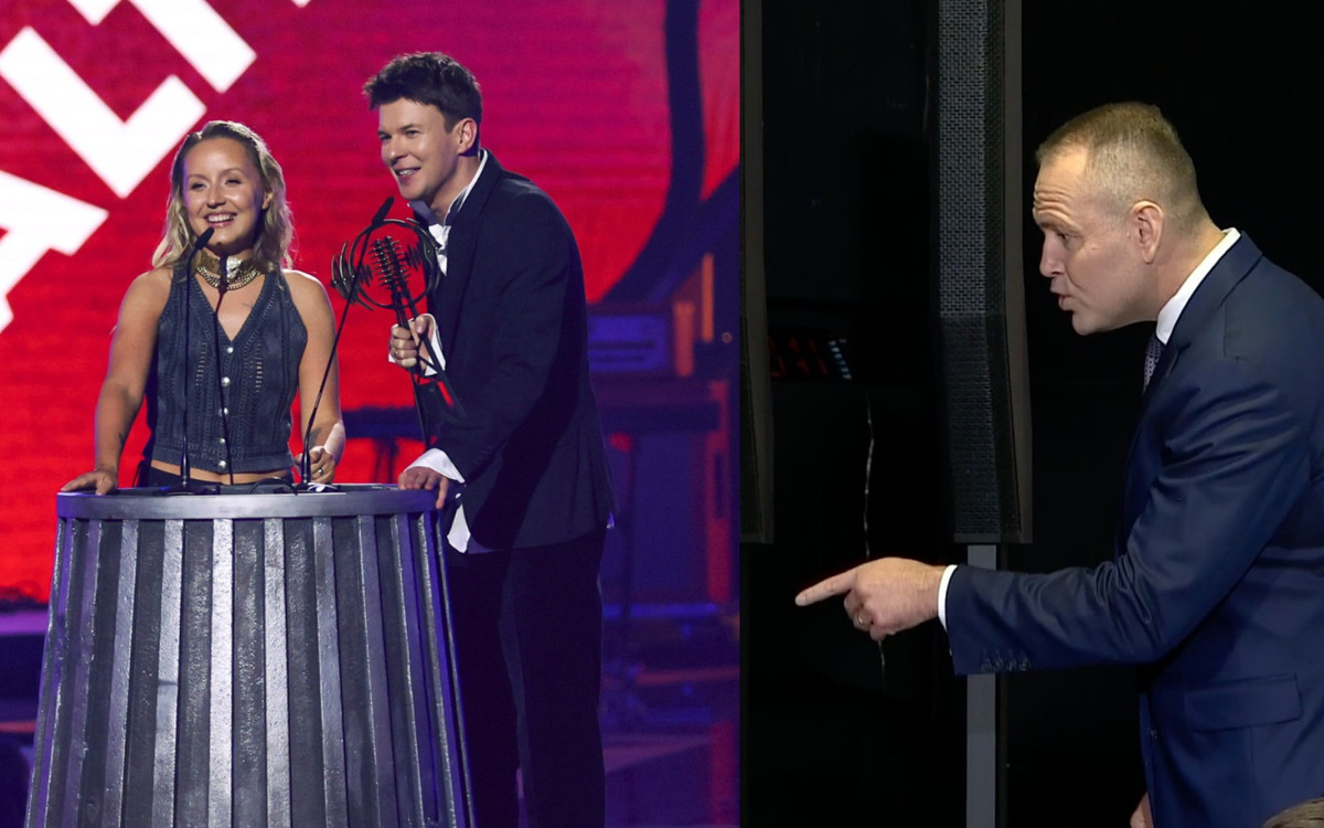 Szokujący żart prowadzącego na gali On Air Music Awards 2026. Wbił szpile Nawrockiemu
