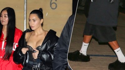 Kim Kardashian na kolacji z córką. North zafundowała sobie nowe włosy. Naprawdę Kim jej na to pozwoliła?
