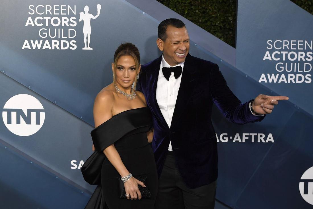 Jennifer Lopez i Alex Rodriguez na SAG Awards.