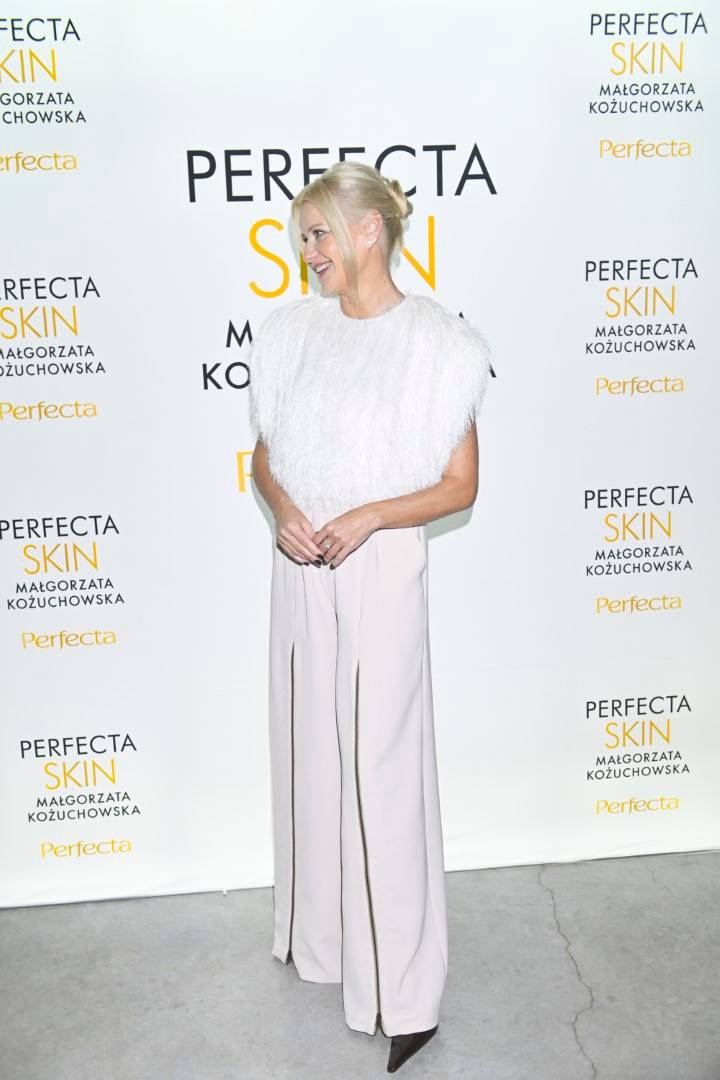 Małgorzata Kożuchowska w najmodniejszych spodniach tego sezonu na evencie marki kosmetycznej (FOTO)