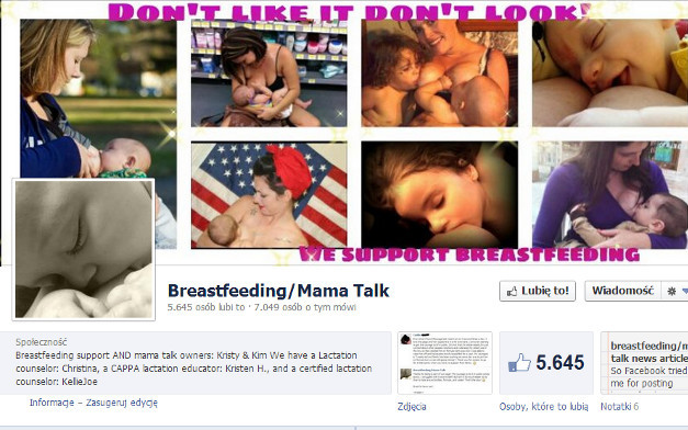Facebook przegrał z karmiącą matką…