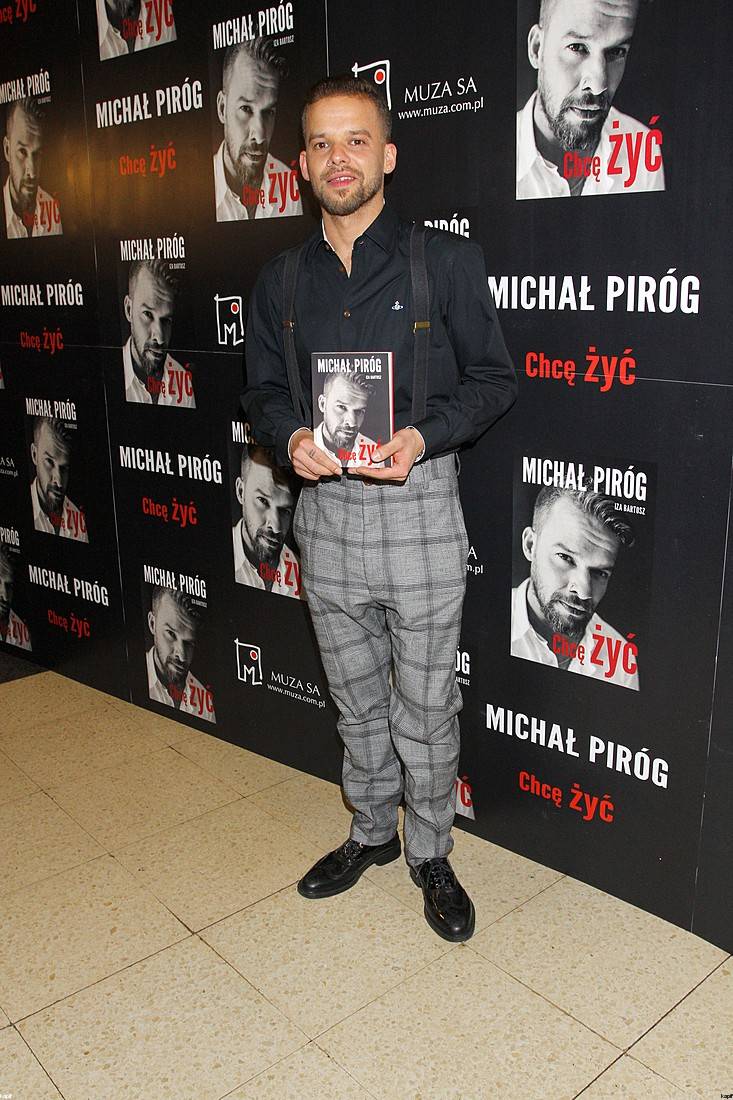 Michał Piróg promuje swoją autobiografię