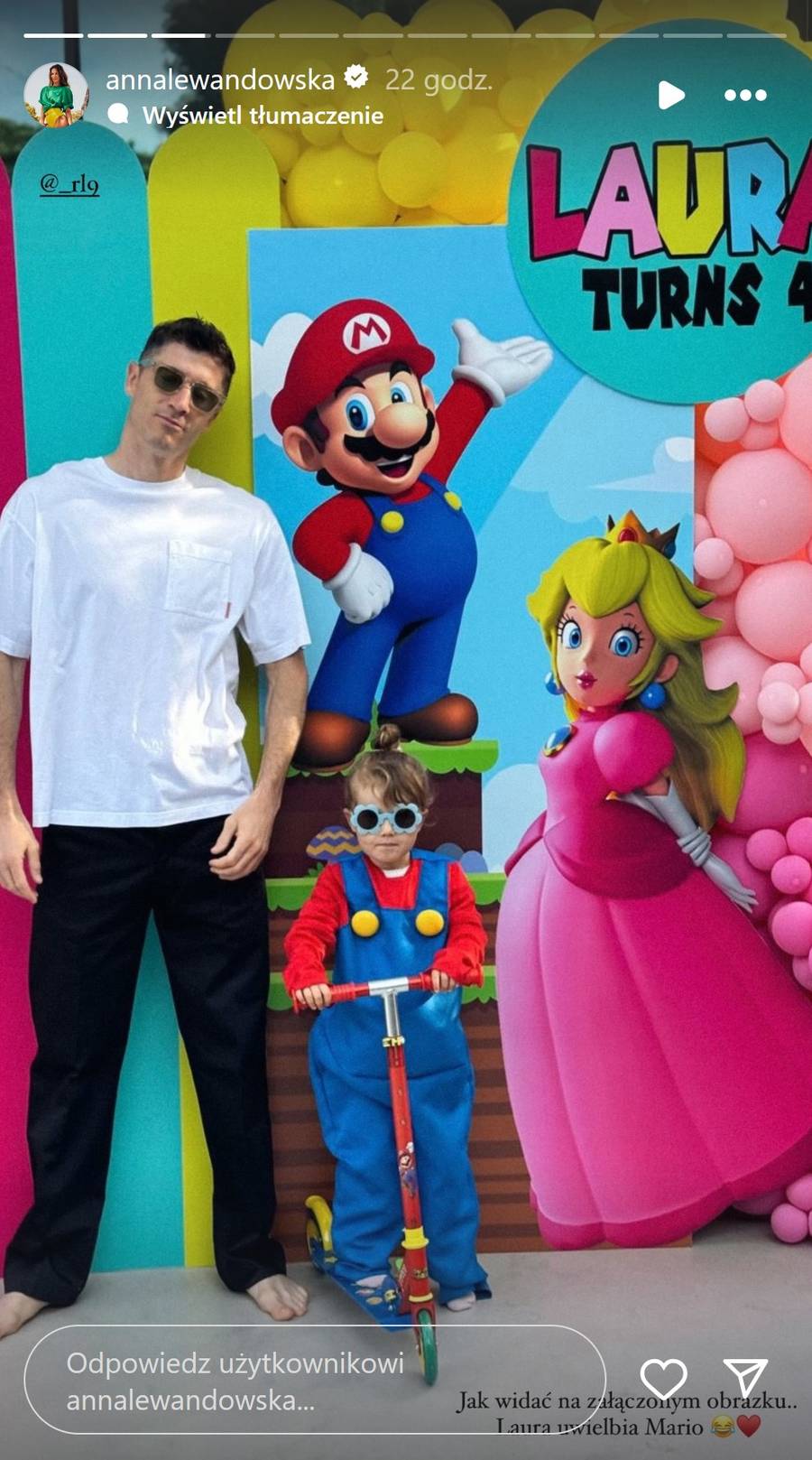 Lewandowscy świętują 4. urodziny Laury! Wyprawili córce bajkowe urodziny (ZDJĘCIA)