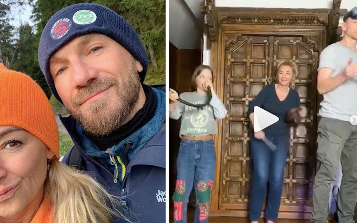 OMG! Tak Martyna Wojciechowska, jej córka i Przemek Kossakowski WYGŁUPIAJĄ się podczas kwarantanny (WIDEO)