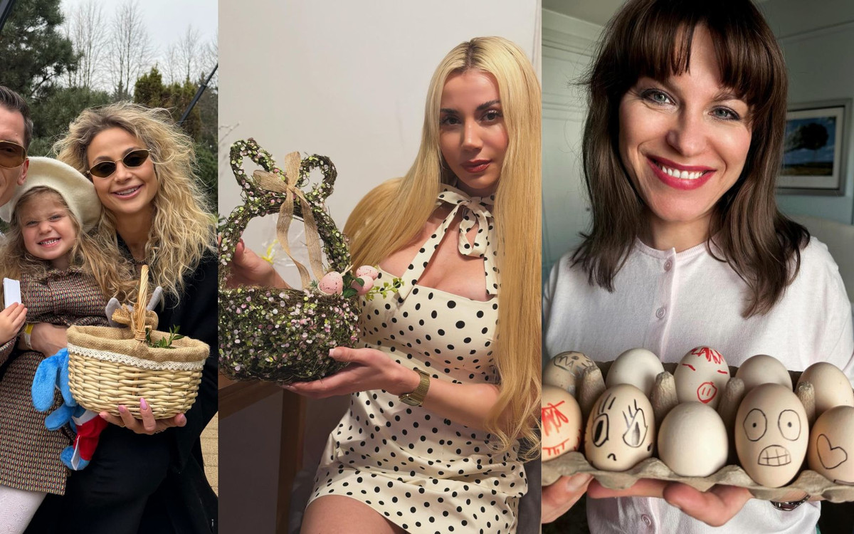 Wielkanocne koszyczki gwiazd. Tak świętują Wielką Sobotę