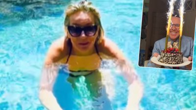 Smaszcz odpaliła się w urodziny Kurzajewskiego. Z basenu wysłała mu „antyprezent”
