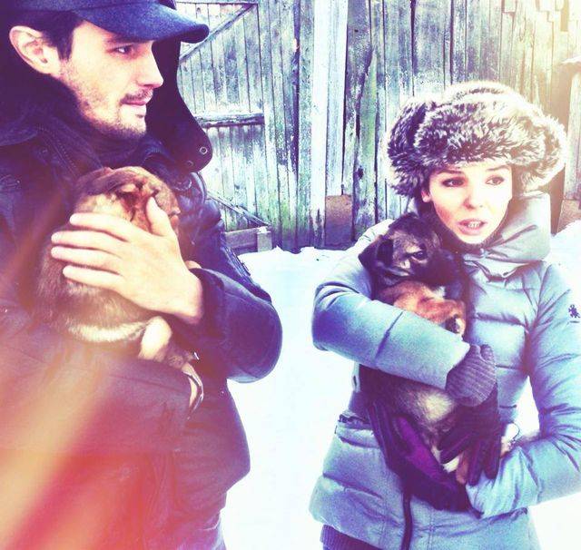 Mikołaj Krawczyk i Agnieszka Włodarczyk w schronisku dla zwierząt