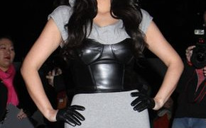 Kim Kardashian i jej skórzane dodatki (FOTO)