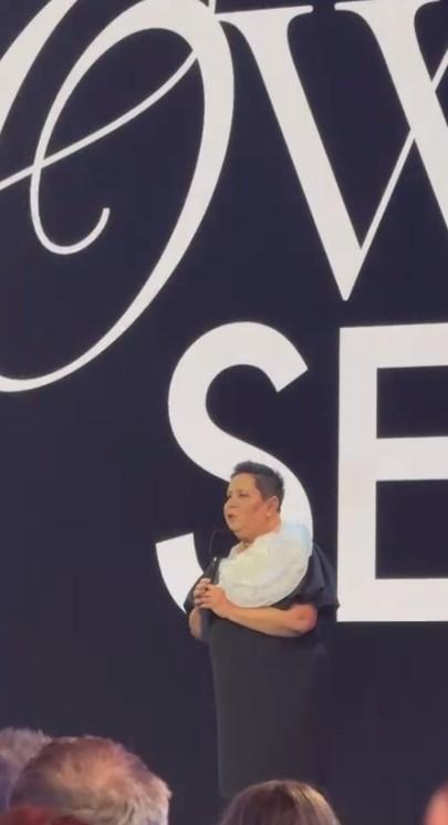 Dorota Wellman i Maciej Dowbor pożegnali Bożenę Dykiel podczas ramówki TVN, fot. Kozaczek Exclusive