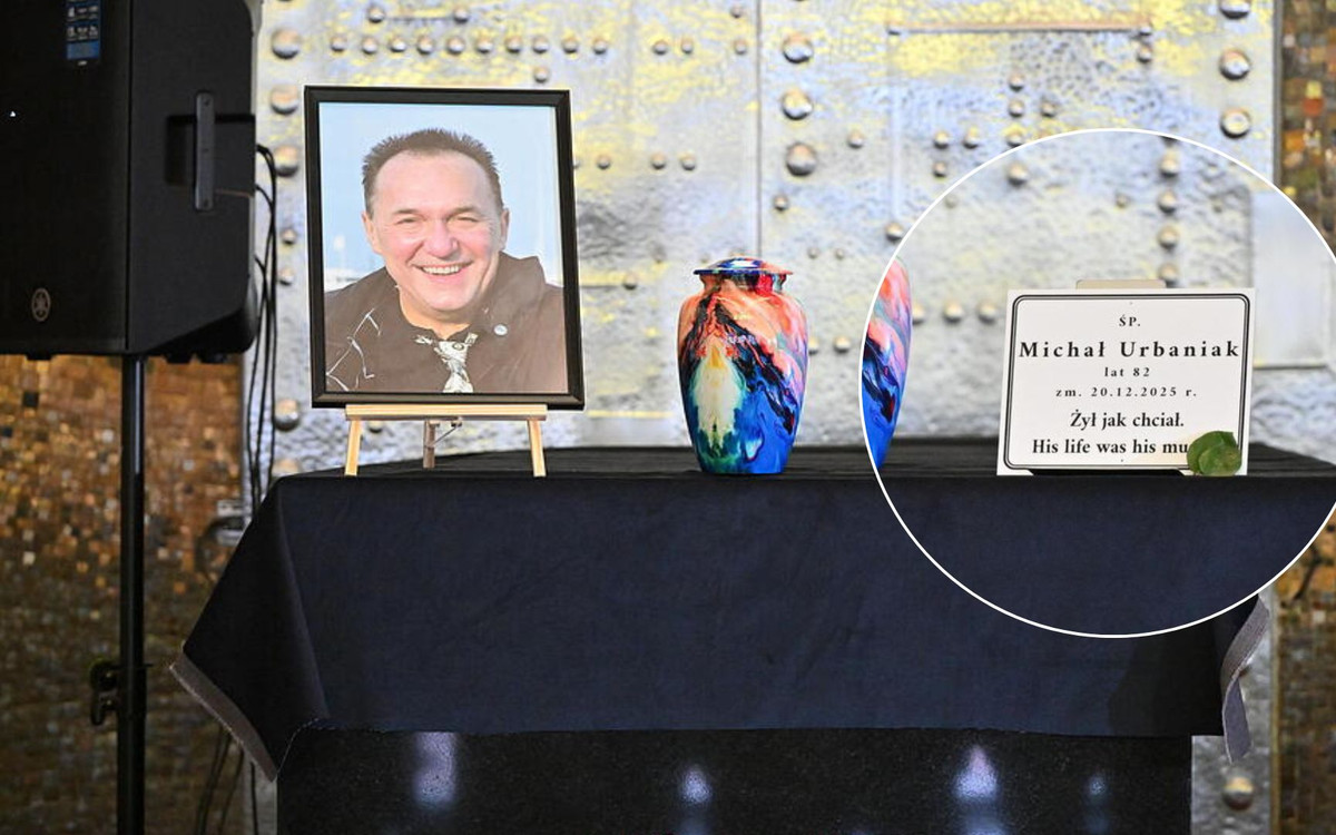 Nikt nie zwrócił na to uwagi. Takie hasło pojawiło się na pogrzebie Michała Urbaniaka