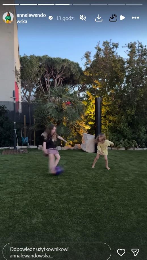 Ania Lewandowska pokazała talent córeczek, fot. Instagram