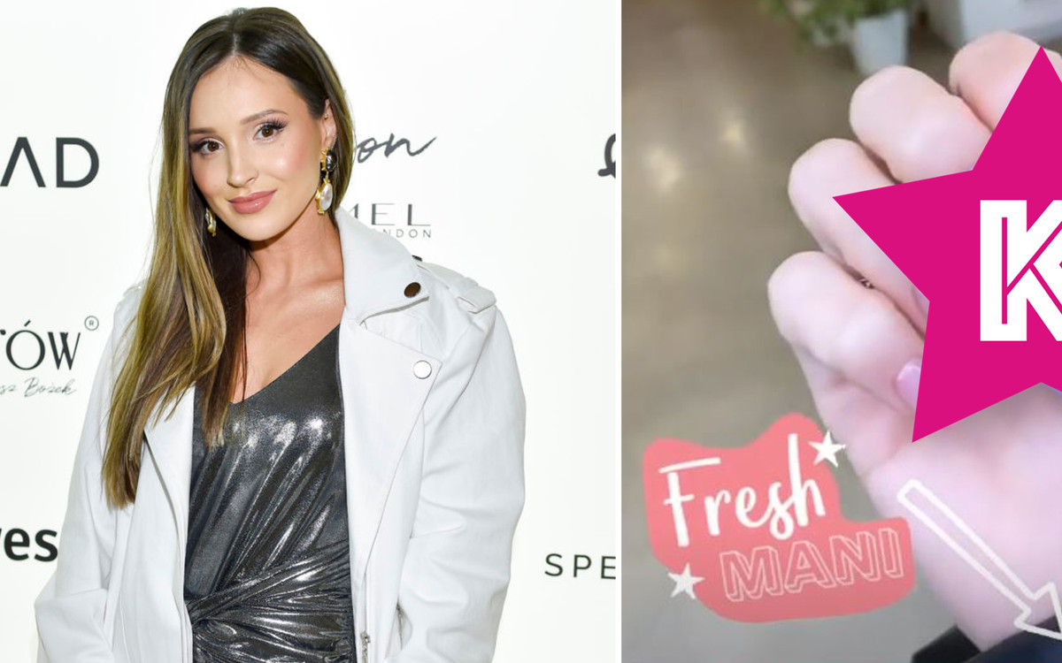 Marina postawiła na wakacyjne paznokcie – podkręciła klasycznego french’a