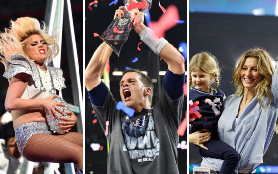 Gisele Bundchen szalała ze szczęścia, Lady Gaga dała czadu – finał Super Bowl