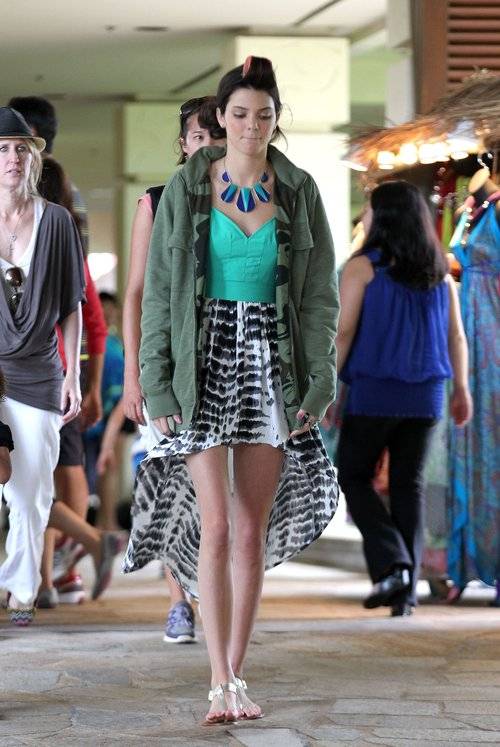 Kendall Jenner na planie serialu