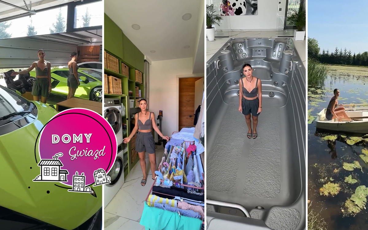 Halejcio oprowadza po CAŁYM domu za 9 mln: “Tu siusiu, tu basen, tu sauna, tu warzywka, tu Lambo” (ZDJĘCIA)