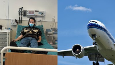 Dziś podzielił się koszmarną historią. Przez niego musieli zatrzymać samolot