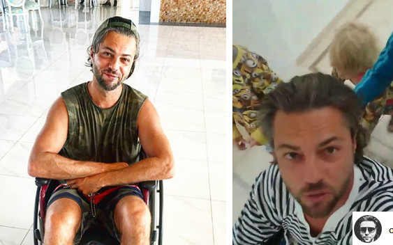 Olivier Janiak na wózku inwalidzkim! No to popływałem…