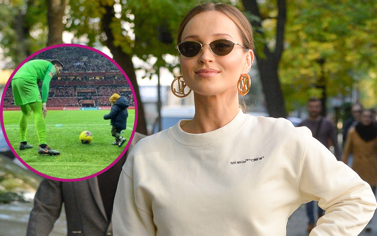 Liam Szczęsny KOPIE piłkę do bramki ojca – mały Szczęsny zadebiutował na murawie mając… roczek