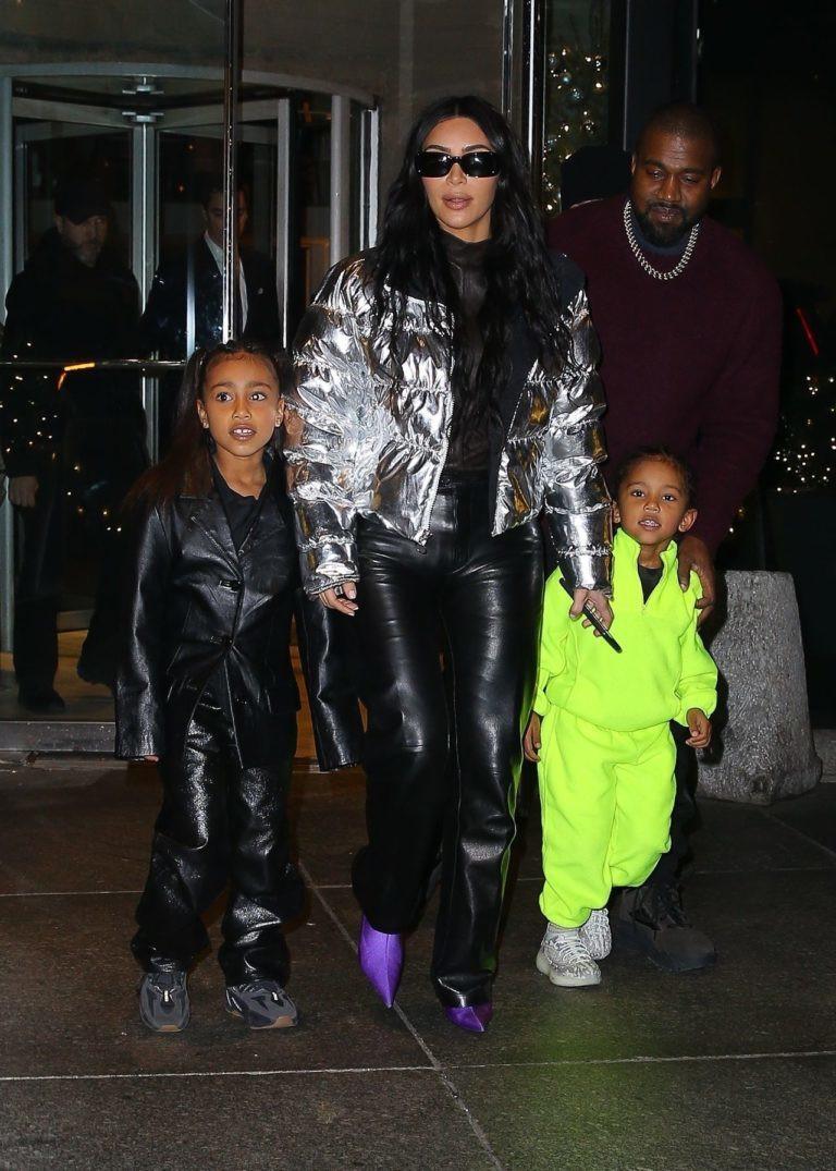 Kim Kardashian z rodziną