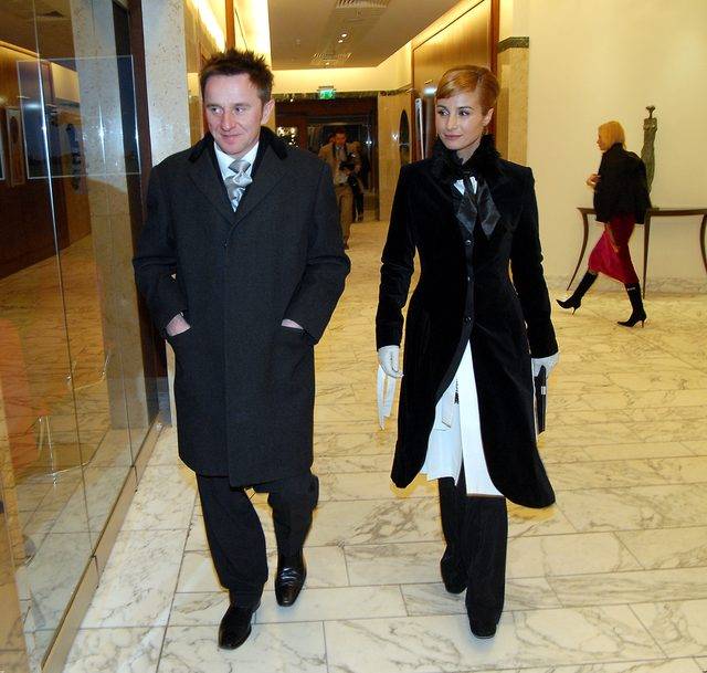 Joanna Brodzik i Paweł Wilczak na salonach