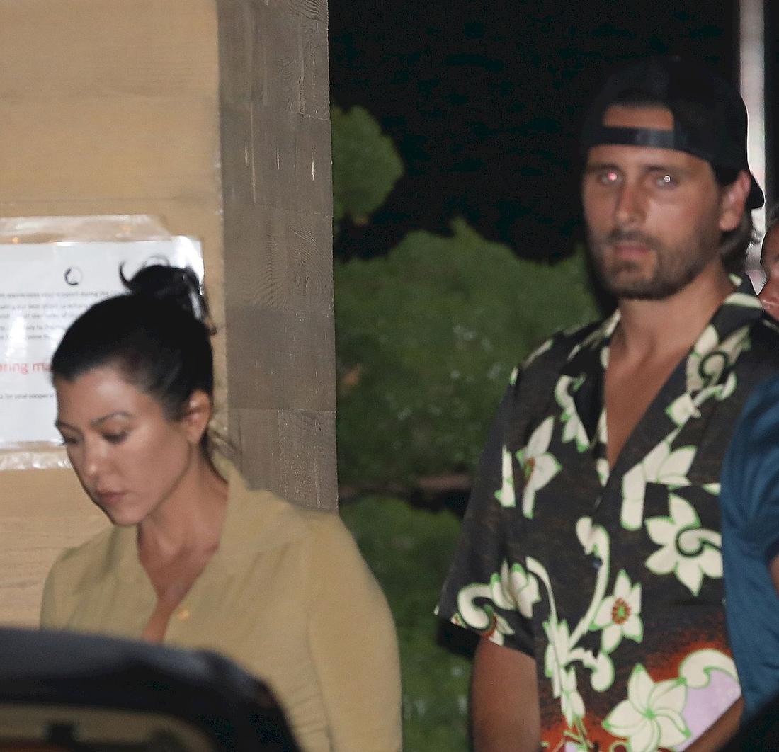 Kourtney i Scott mieli nietęgie miny...