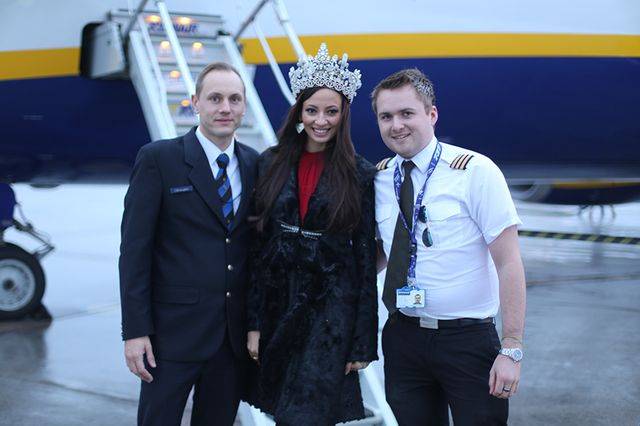 Ada Sztajerowska na lotnisku