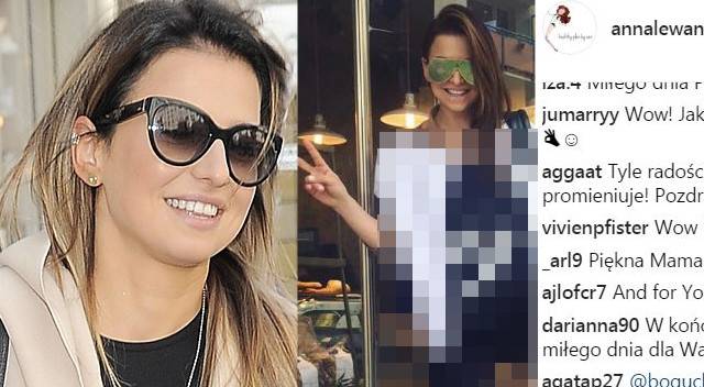 WOW! Anna Lewandowska PIERWSZY RAZ po urodzeniu dziecka pokazała figurę! (ZDJĘCIE)