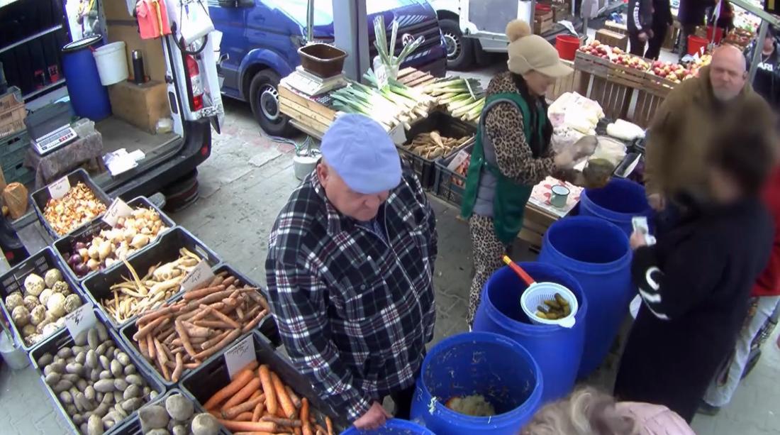 Justyna Steczkowska zaskoczyła klientów targu, fot. Instagram