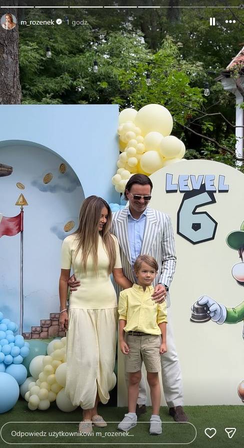 6 urodziny Henia Majdana, Małgorzata Rozenek-Majdan, Radosław Majdan fot. Instagram