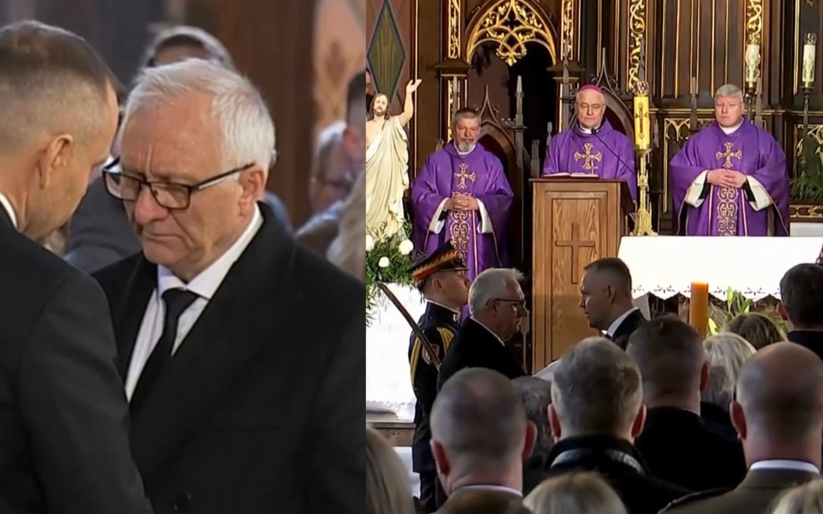 Historyczna scena na pogrzebie Litewki. Złożono to na ręce ojca zmarłego posła