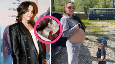 Olga Bołądź na spacerze z tygodniowym maluszkiem. Fani zwrócili uwagę na wózek!