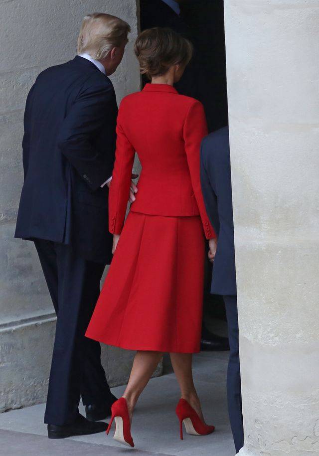 Spotkanie Trumpów i Macronów – jak wyglądały Pierwsze Damy?