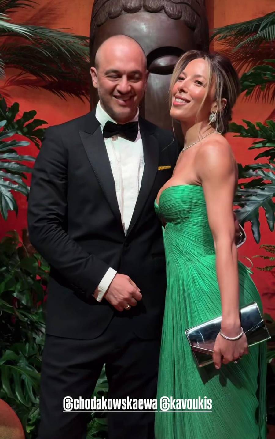 Ewa Chodakowska i Lefteris Kavoukis na gali Top Charity 2026, fot. Instagram