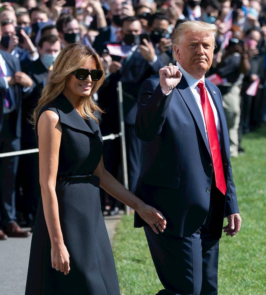 Melania Trump jest zastępowana przez sobowtór?