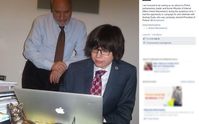 Edmund Janniger już nie jest doradcą Macierewicza?