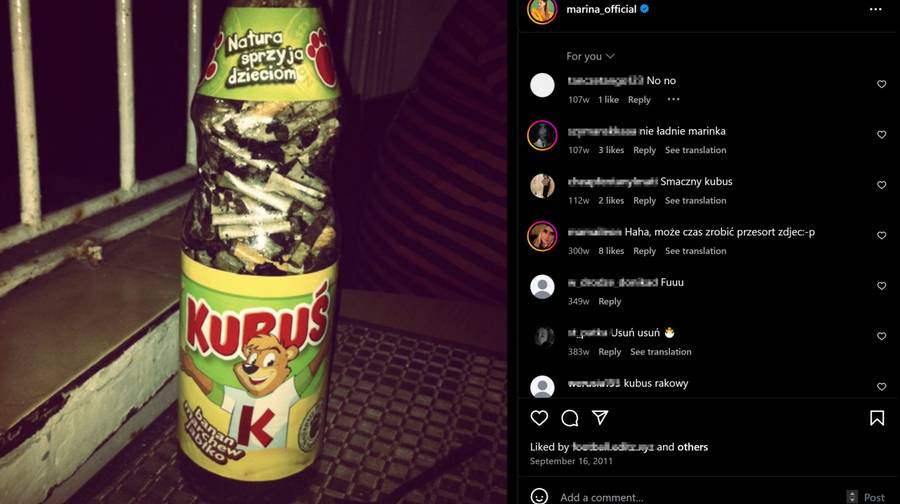 Stare zdjęcia Mariny na Instagramie ZSZOKOWAŁY fanów! Nie brakuje zdjęć z byłymi (FOTO)