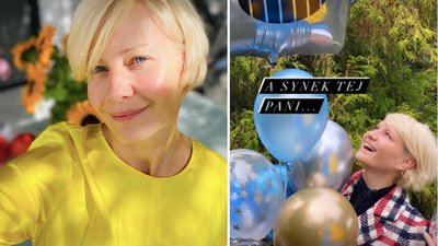 Małgorzata Kożuchowska wyprawiła synowi huczne urodziny w ogrodzie