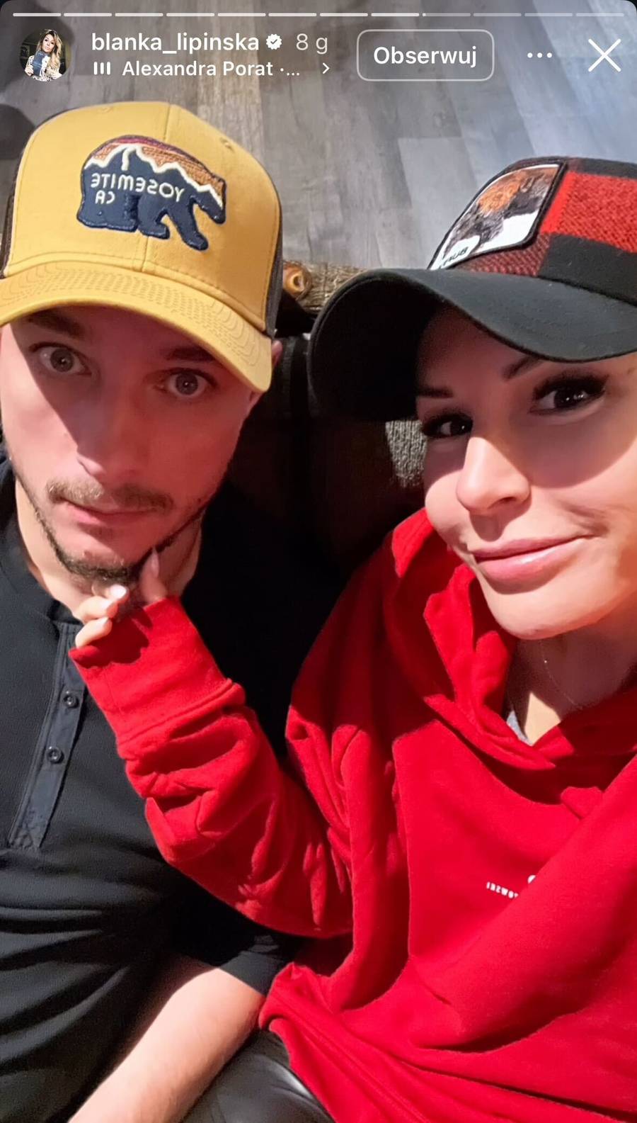 Paweł Baryła, Blanka Lipińska, fot. Instagram.