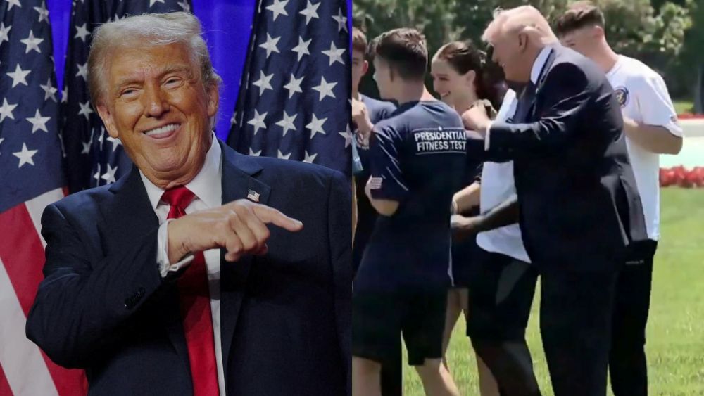 Donald Trump taniec/fot. Forum/X/The White House