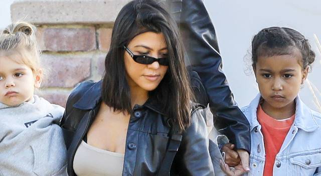 Kourtney z GROMADKĄ dzieci idzie do restauracji. Zabrała też Nori (ZDJĘCIA)