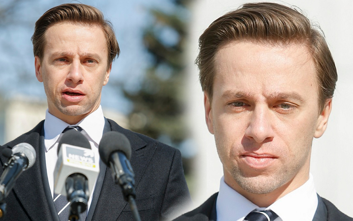 Kandydat na prezydenta, Krzysztof Bosak odmówił zdjęcia kobiecie, która miała TĘCZOWĄ TORBĘ