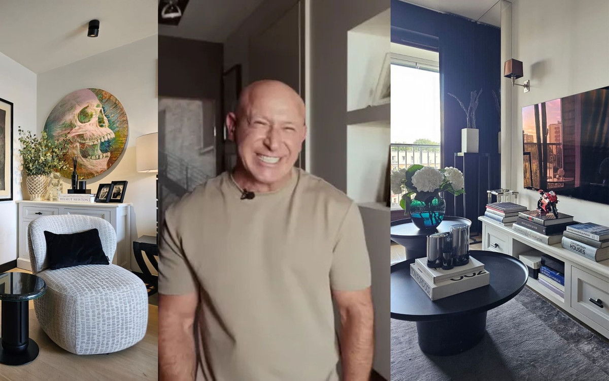 Krzysztof Miruć poza domem po Połomskim ma tez 40-metrowe mieszkanie. Jak je urządził?