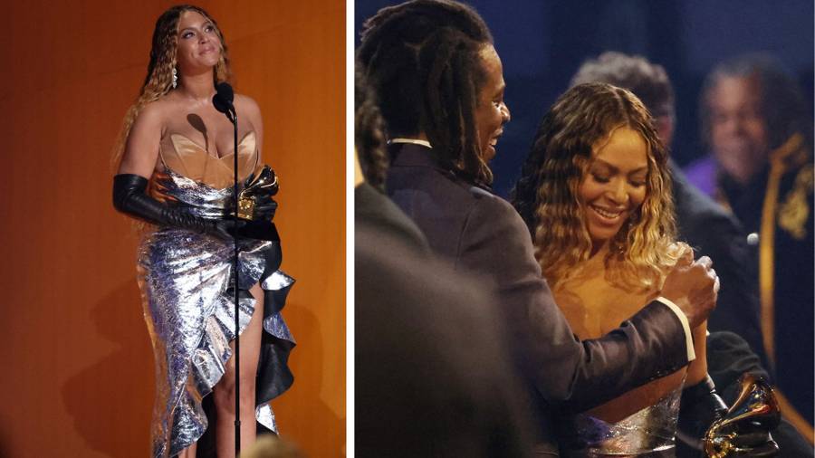 Grammy 2023. Beyonce z mocnym wycięciem, Paris Hilton olśniła jako świeżo upieczona mama, Demi Lovato…