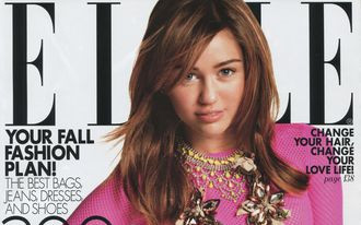 Miley Cyrus w kobiecej sesji dla Elle (FOTO)