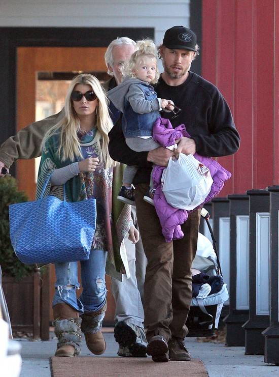 Jessica Simpson z dziećmi: córeczką Maxwell i synkiem Acem