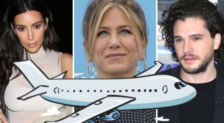 To chore! Tak zachowują się gwiazdy w samolotach!